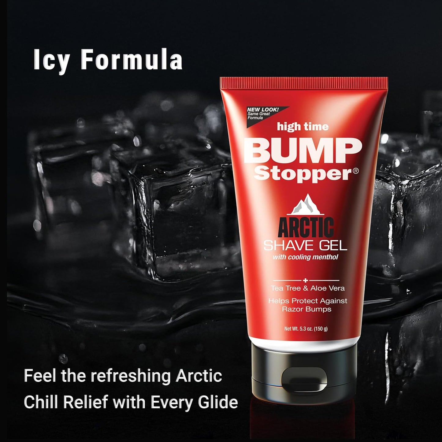 High Time Bump Stopper Arctic Haze Shave Gel 5.3 Oz