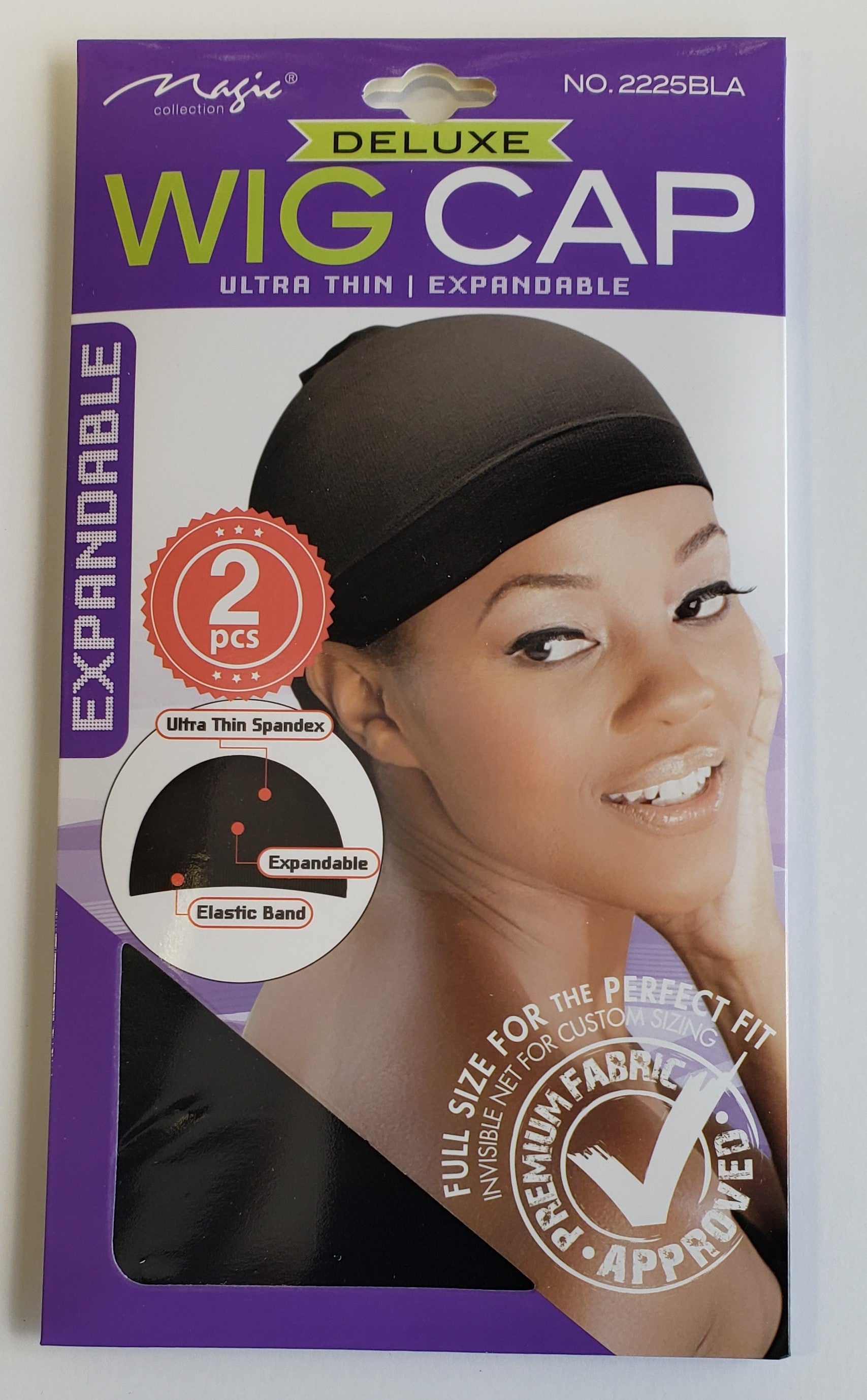 Magic Collection Stocking Wig Cap 2225BLK
