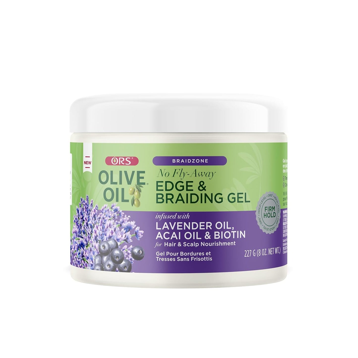 ORS Olive Oil Edge & Braiding Gel for Hair & Scalp 8 oz