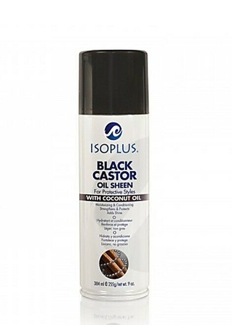 Isoplus Black Castor Oil Sheen Spray 9oz
