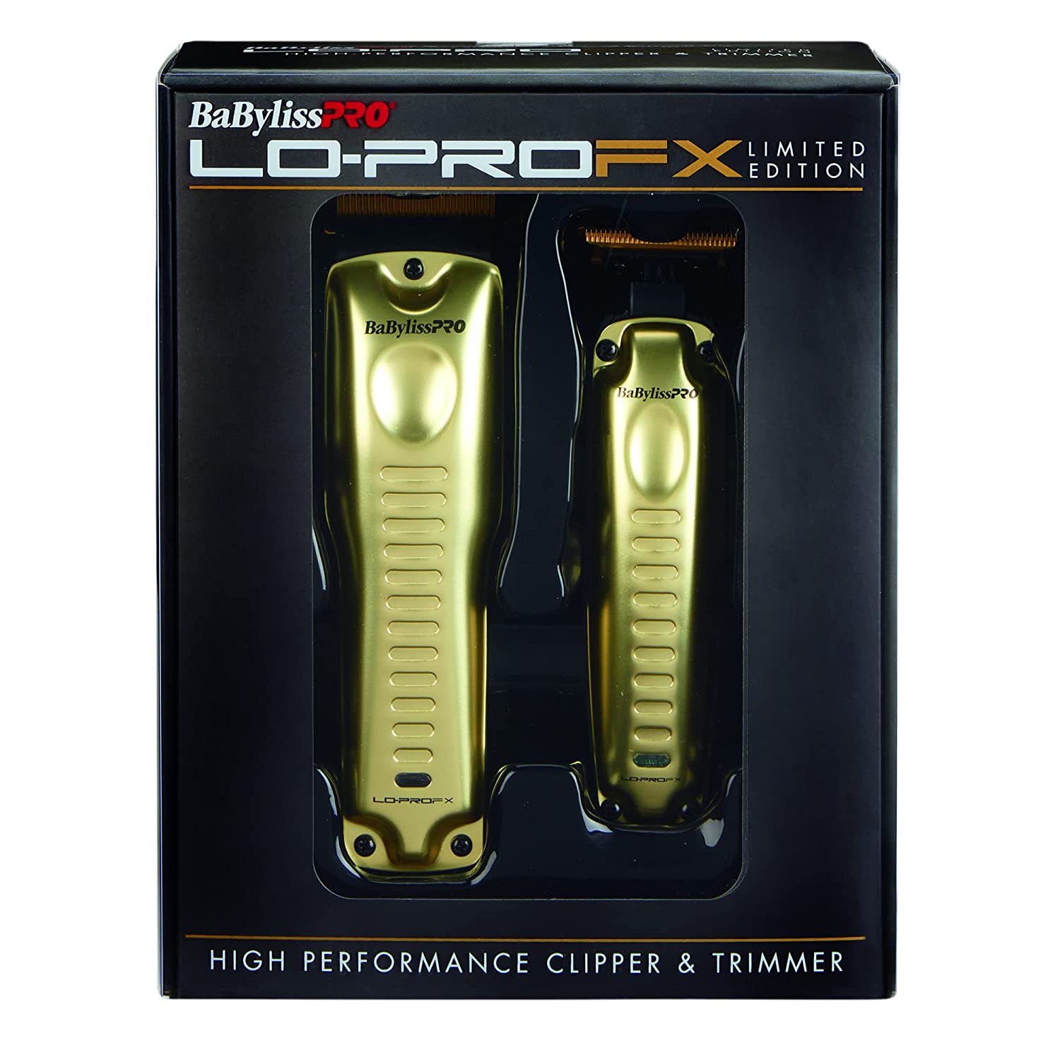 BaByliss PRO LO-PROFX Collection  Gold– Trimmer and Clipper