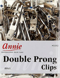 Annie 80 Double Prong Clips #3192