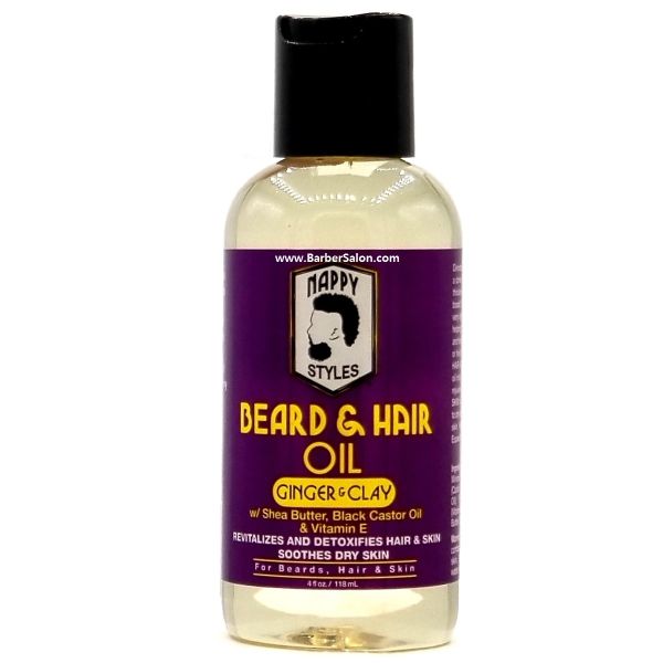 Nappy Styles Baerd & Hair Ginger/Clay Oil 4oz