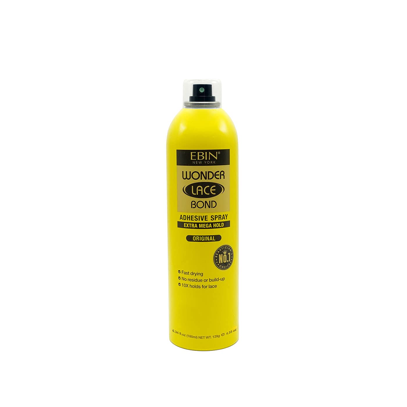EBIN Wonder Lace Bond Adhesive Spray Extra Mega Hold 6.08oz