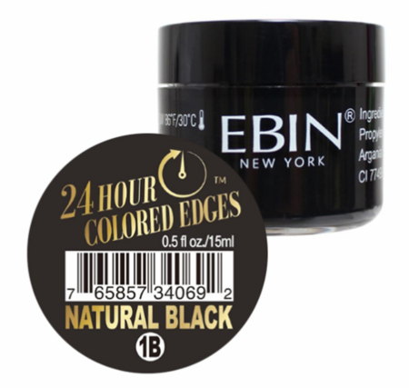 24 Hour Colored Edge Tamer - Natural Black 0.5oz