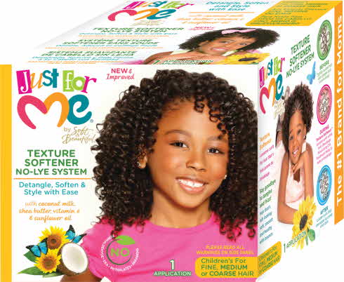 Just For Me Texture Softener NO-LYE System Kit