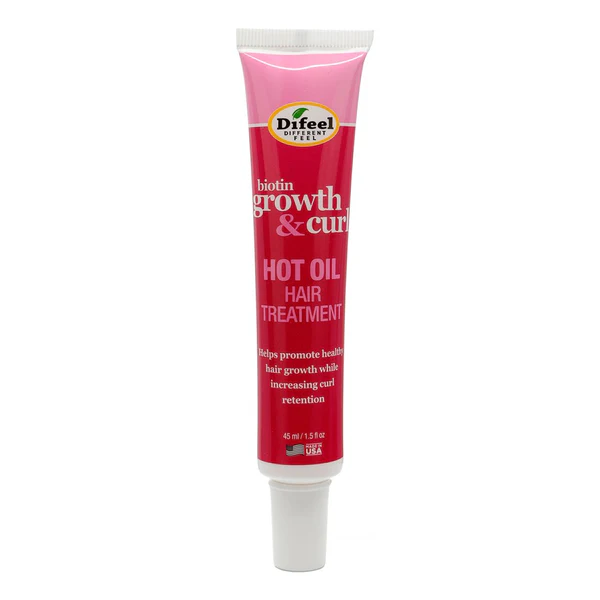 Difeel Biotin Growth & Curl Hot Oil Hair Treatment 45ml