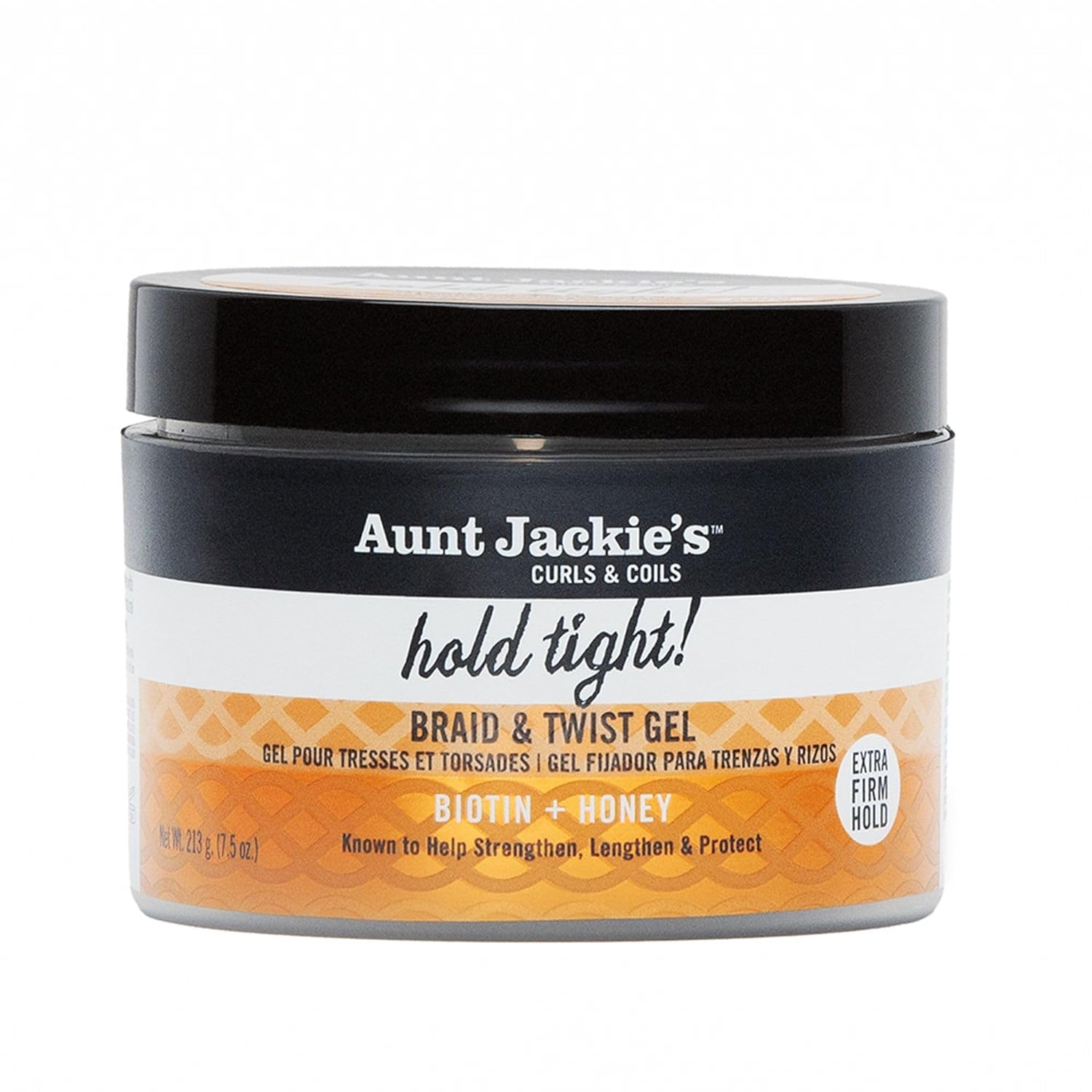 Aunt Jackie's Curls & Coils Biotin + Honey Extra Firm Hold, 7.5 oz