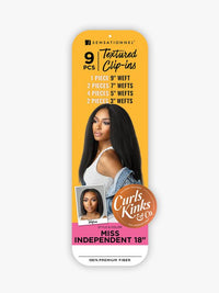 CURLS KINKS & CO CLIP-IN MISS INDEPENDENT 18"