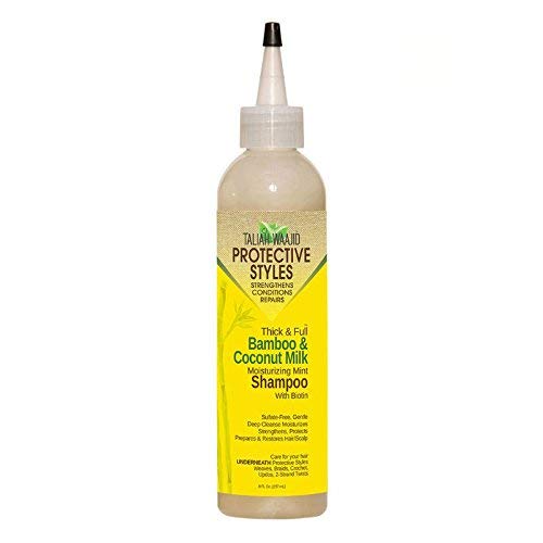 Taliah Waajid Protective Styles Bamboo and Coconut Milk Moisturizing Mint Shampoo 8oz