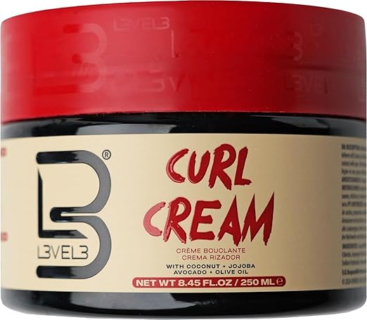 Level 3 Hydrating Curl Cream - With Coconut and Jojoba Oil 8.45oz