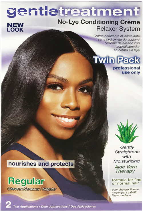 Gentle Treatment No-Lye Conditioning Creme Relaxer Kit Twin Pack Regular