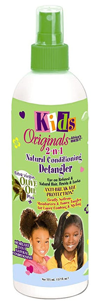 Africa's Best Kids Organics 2-n-1 Natural Conditioning Detangler 12 oz