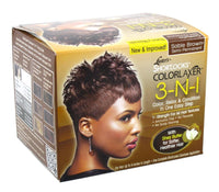 Luster's Shortlooks Colorlaxer 3-N-1 Semi-Permanent Sable Brown Color