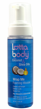 Lottabody Coconut and Shea Oils Wrap Me Foaming Mousse 7oz