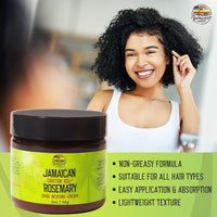 Jamaican Amber Rosemary Hair Edges Restore Cream - 60 ml / 2 fl oz