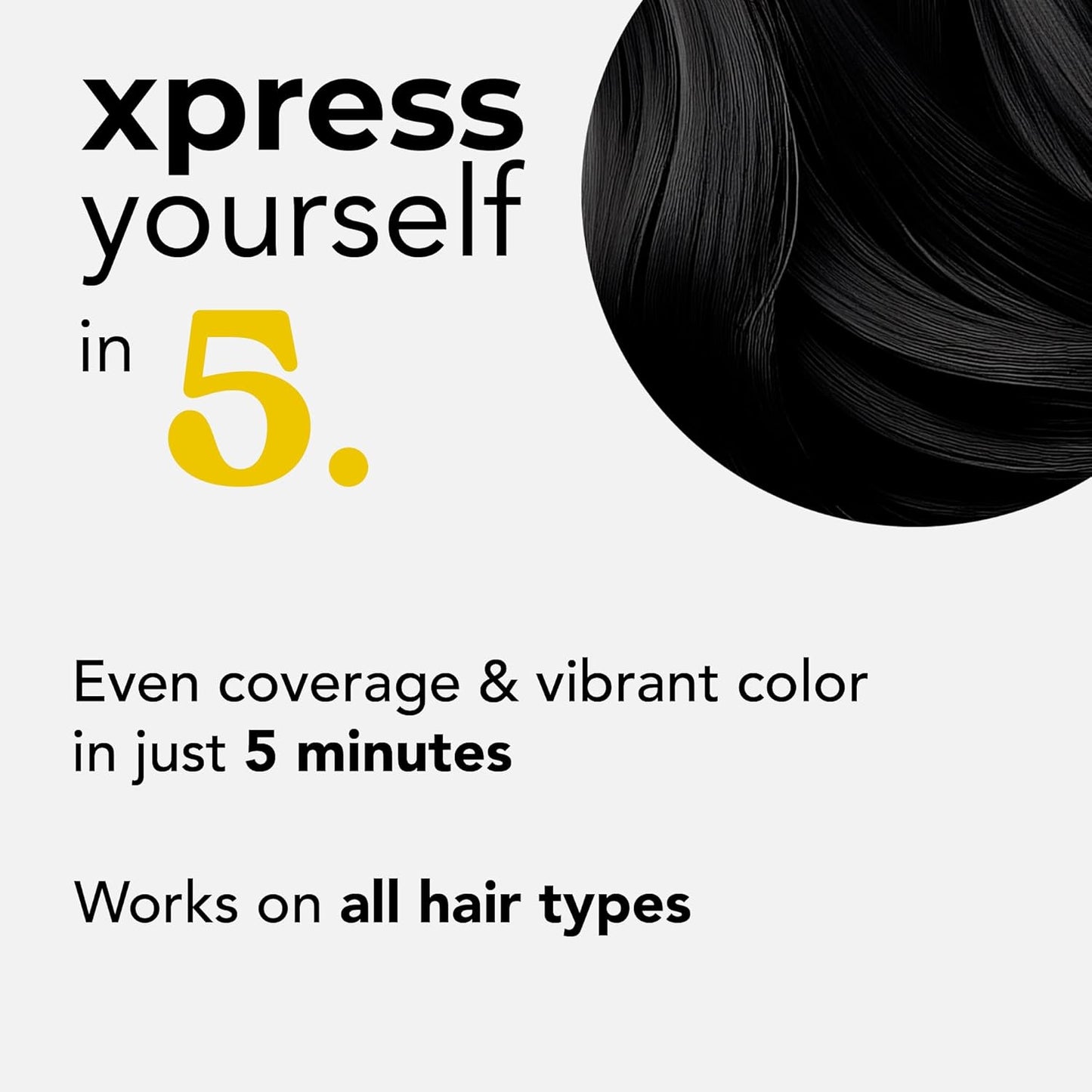 Motions Xpress Permanent Hair Color Shampoo Natural Black – 5 Minute