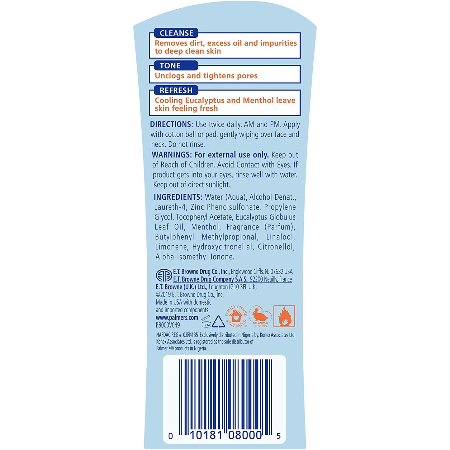 Palmer's Anti-Dark Spot Deep Cleaning Astringent 8.5oz