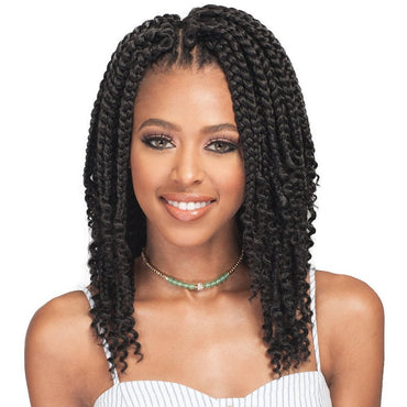 Bomba Box Braid Curly Tips 10"