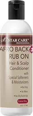 Star Care Afro Back Rub  On 6oz