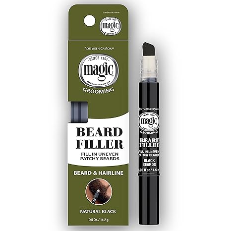 SoftSheen-Carson Magic Grooming Beard Filler Pencil Brush Nat-Blk 0.5oz