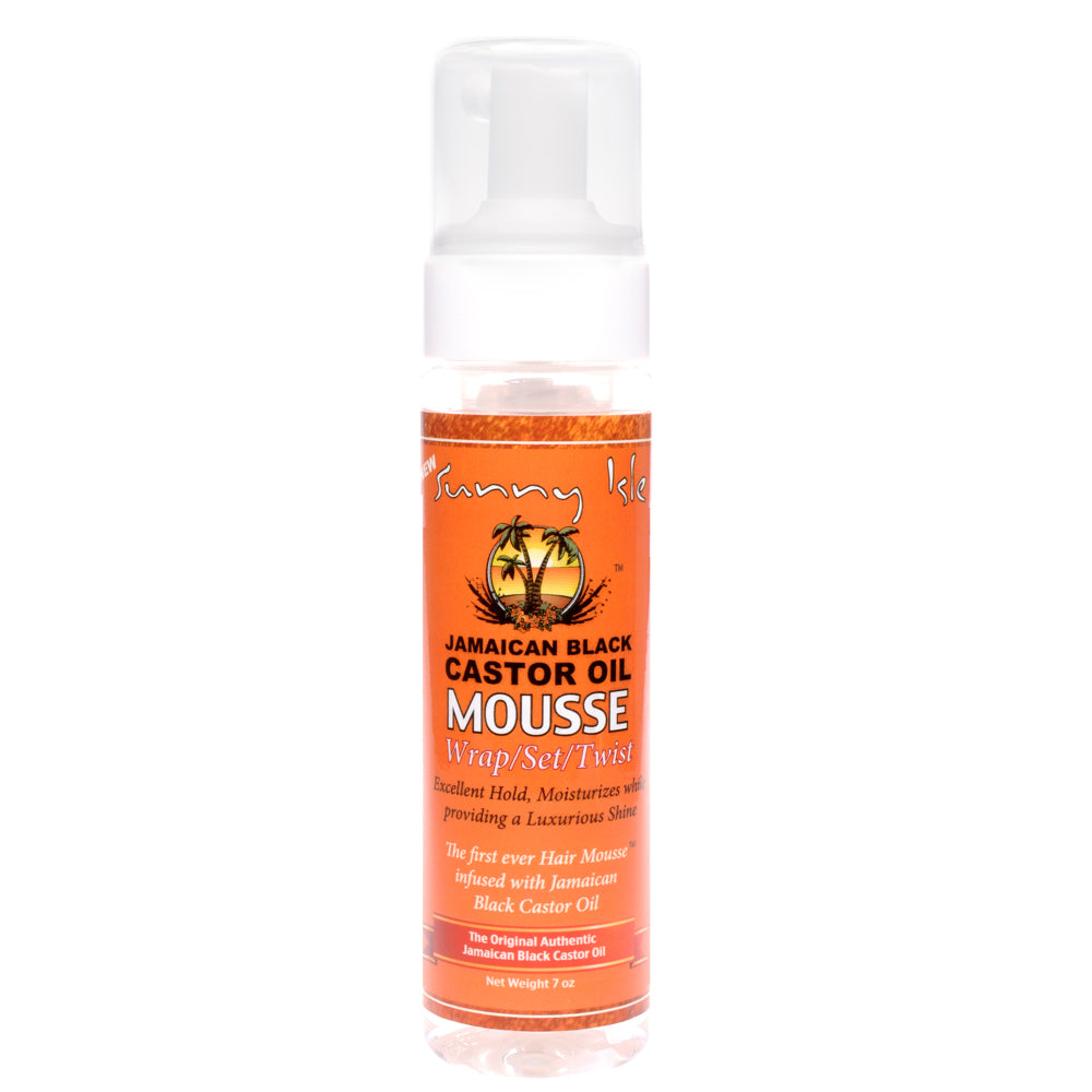 Sunny Isle Jamaican Black Castor Oil Mousse Wrap/ Set/ Twist 7oz