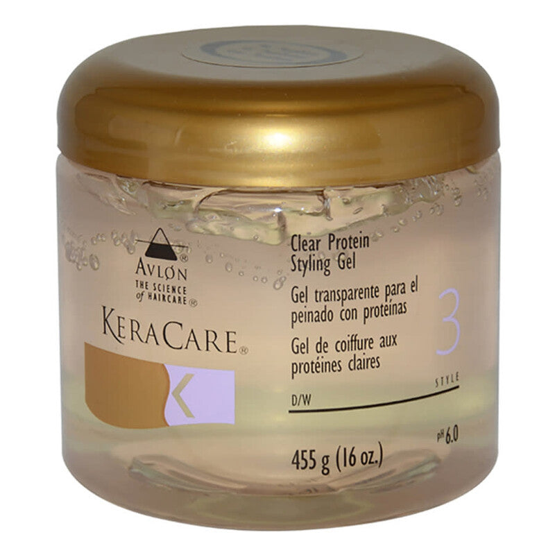 KeraCare Clear Protein Styling Gel by Avlon for Unisex - 16 oz