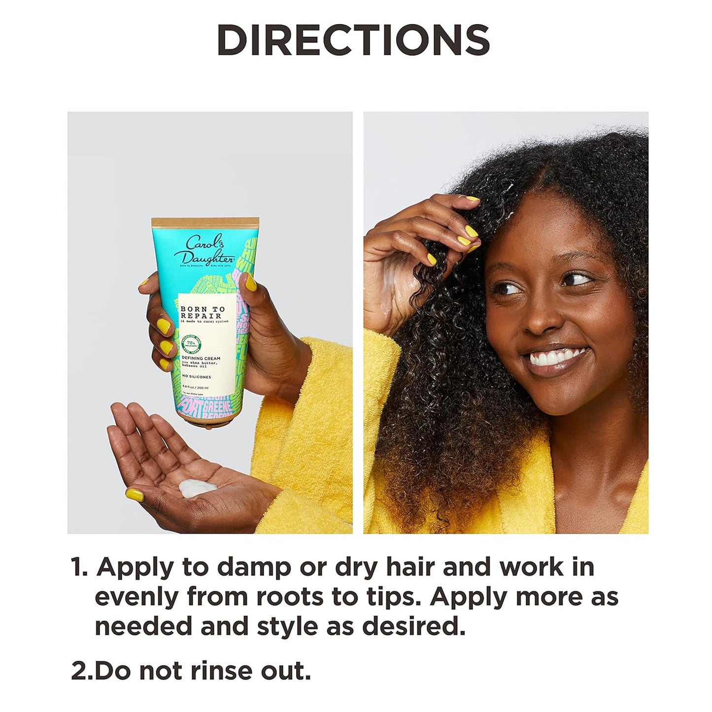 Carol's Daughter Born To Repair Curl Defining Leave-In Cream 6.8oz